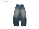 Sone Vintage Washing Wide Denim Pants
