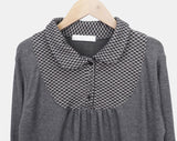 Bear Vintage Check Collar T-Shirt
