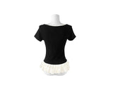 Jame Frill Tiered Short Sleeve T-Shirt