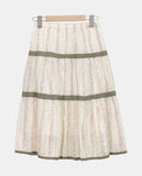 Pottle Lace Tiered Skirt