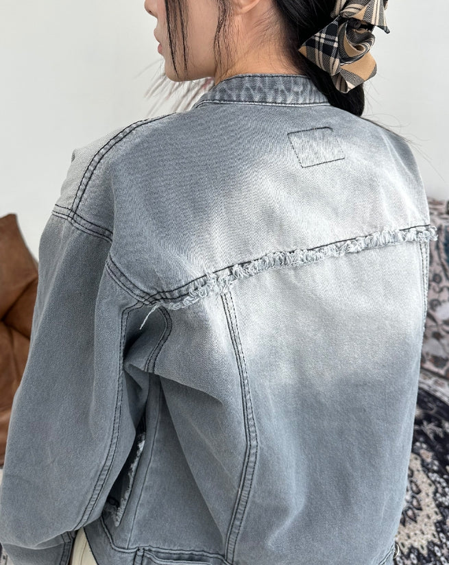 【SATIIIZ】Ensopp Dekki Work Denim Jacket SATIIIZ (サティーズ) - エンソップデッキワークデニム