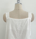 Jenia Ribbon Frill Sleeveless Blouse