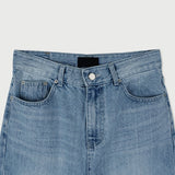 Sky Washed Wide Denim