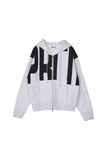 PRTN) Logo Graphic Over Hood Zip-Up