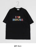 [unisex] Cahill House Printing Over Short Sleeve Tee