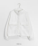 Pugling Cotton Collar Zip-up Jumper