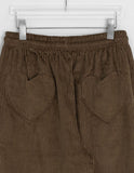 Chilkro Heart Corduroy Banding Wide Pants