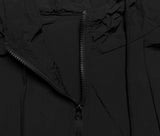 Arts nylon two-way hood windbreaker jacket