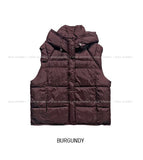 Miley String Hooded Vest Padded