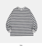 Relaxed stripe long sleeve