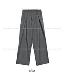 Ridi V-tuck wide slacks