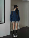 studded ribbed low-rise shorts