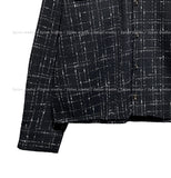 Gridin Collarless Tweed Jacket