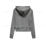 Sco Stripe Slim Hood Zip-Up