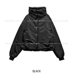 Modin high-neck fur jumper