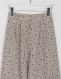 Sannos Flower Pintuck Cotton Pants