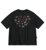 Ocean Love Crop Short Sleeve Tee