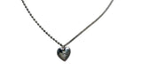 Snell Heart Silver High Teen Necklace