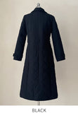 [Basic Fit] Dayk Collar Quilting Padding Coat (Belt Set)
