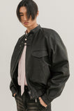 08 leather biker jacket