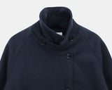 Moochi Balmacaan Over Wool Midi Coat