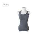 Bleuon Stripe Slim Halter Sleeveless