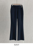 Wadia Boucle Semi Bootcut Slacks