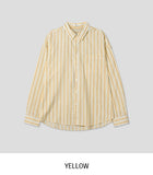 Mel Stripe Overfit Cotton Shirt