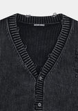 DAMAGE COLOUR DYE CARDIGAN