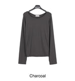 Derina Ribbed Long Sleeve Tee