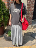 Terrani Training Shirring Long Skirt
