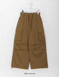 [BAON] Hipau Cotton Pintuck Pants