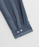 [unisex] Pweep Vintage Stripe Over Linen Shirt