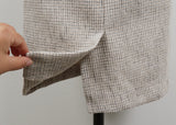 Kisuel Sleeveless Tweed One Piece