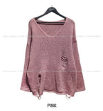 Damage Deep V-neck Knitwear