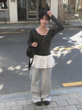 Moku Layered Wrap Tiered Skirt