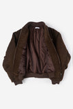 Arden herringbone bomber jacket