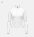 Beni Zip-up Long Sleeve Top