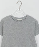 Nare Basic Span Round Short Sleeve Tee