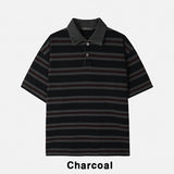 Kiyoshi Stripe Rugby Short Sleeve T-Shirt