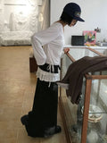 LETTERING MAXI SKIRT