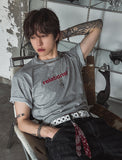 Liloy Crop Print Short Sleeve T-Shirt