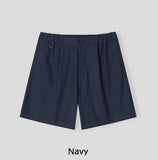 Luan Linen D-Ring Bermuda Shorts