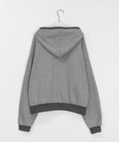 Perrin Stripe Color Matching Hood Zip-Up