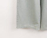 Washed Pocket Cargo Light Blue Long Wide Denim Pants