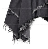 Marf Studded Grunge Unbalanced Skirt