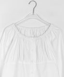 Menni Shirring Button Blouse