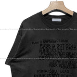 Punk Intere Lettering Short Sleeve Tee