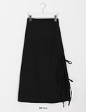 Tumi banding ribbon long skirt