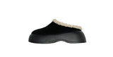 Sween fleece mule platform sole bloafers